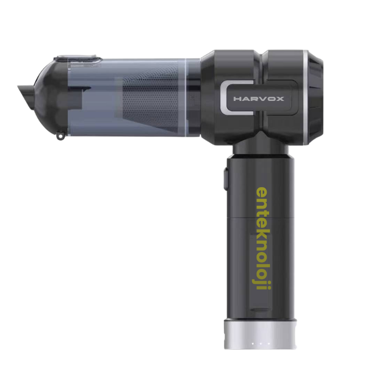 Harvox Araç İçi Süpürgesi HXVC-005 (Siyah - Gri )