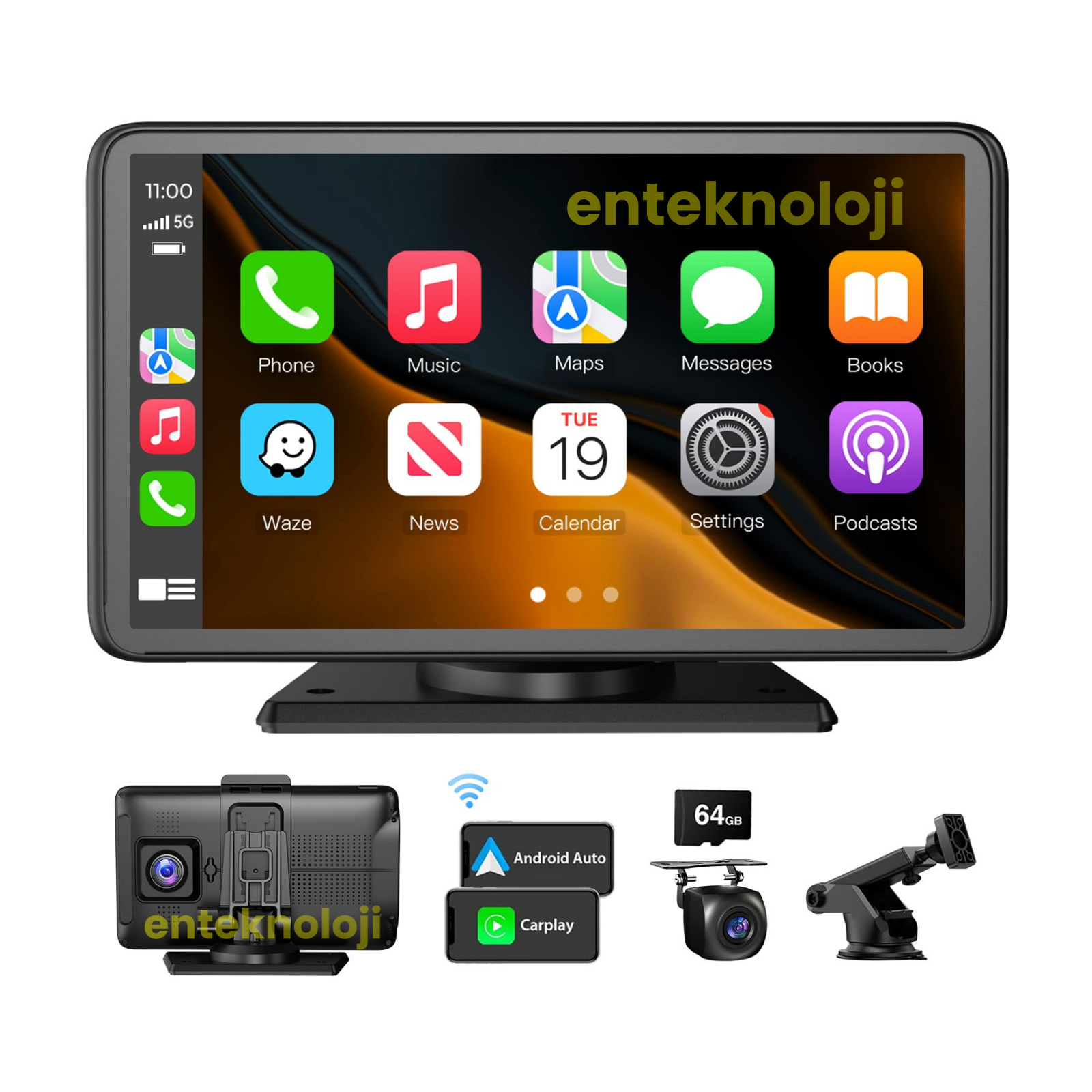 X2 Ekranlı Araç İçi Carplay