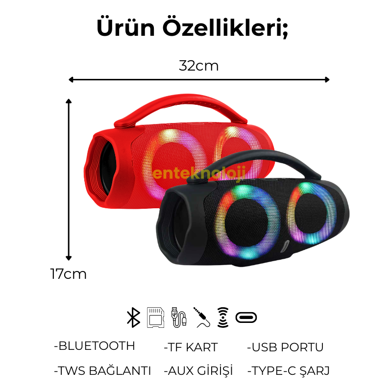Boom-X Bluetooth Hoparlör HX-SP-BB3